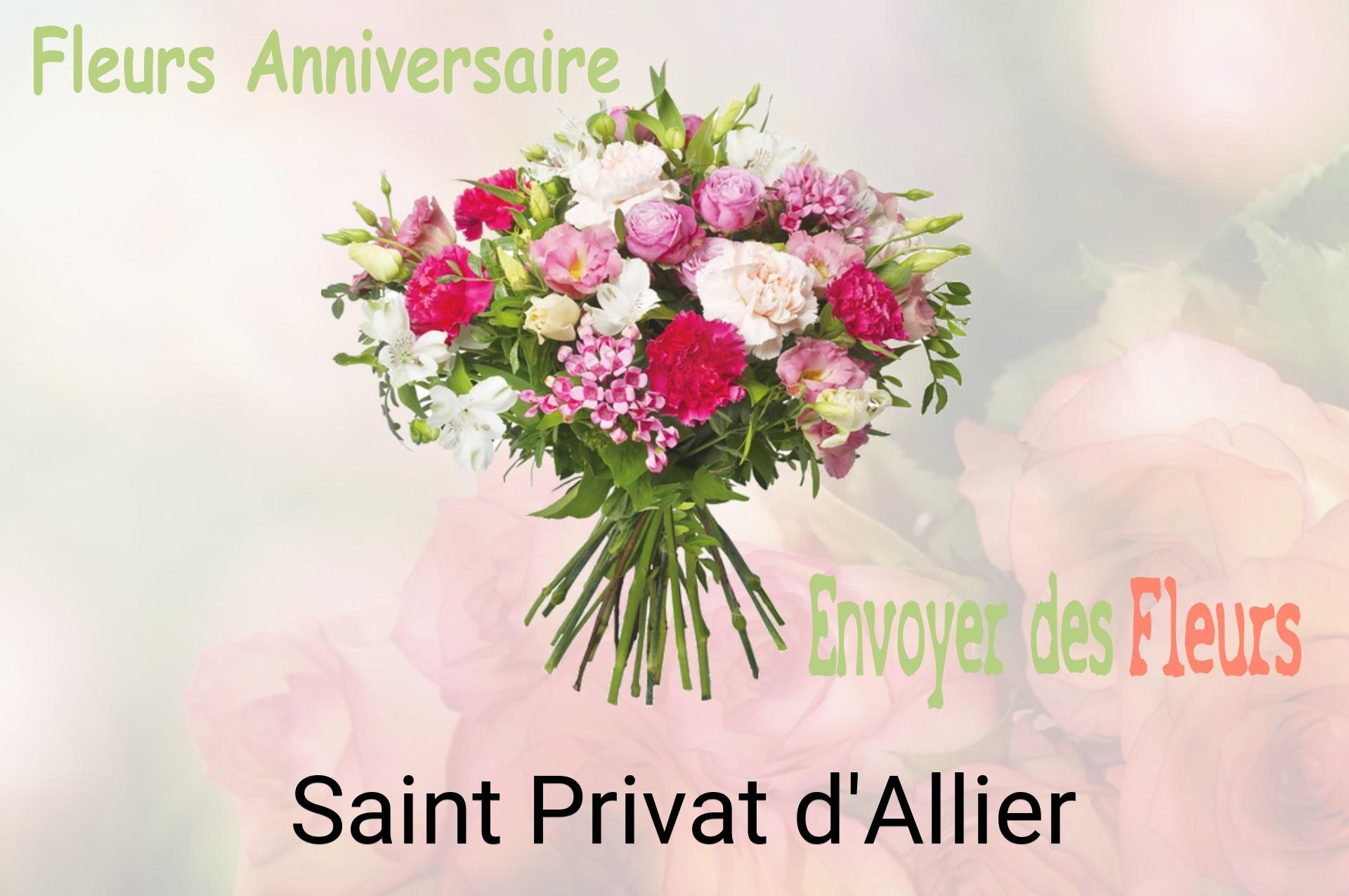 Bouquet de fleurs d’anniversaire livré à Saint-Privat-d'Allier