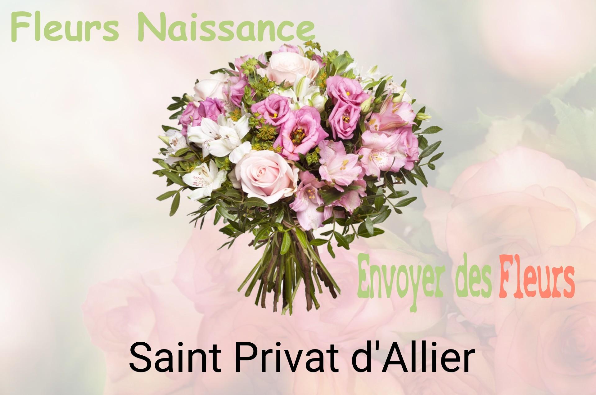 Bouquet de fleurs de naissance livré à Saint-Privat-d'Allier